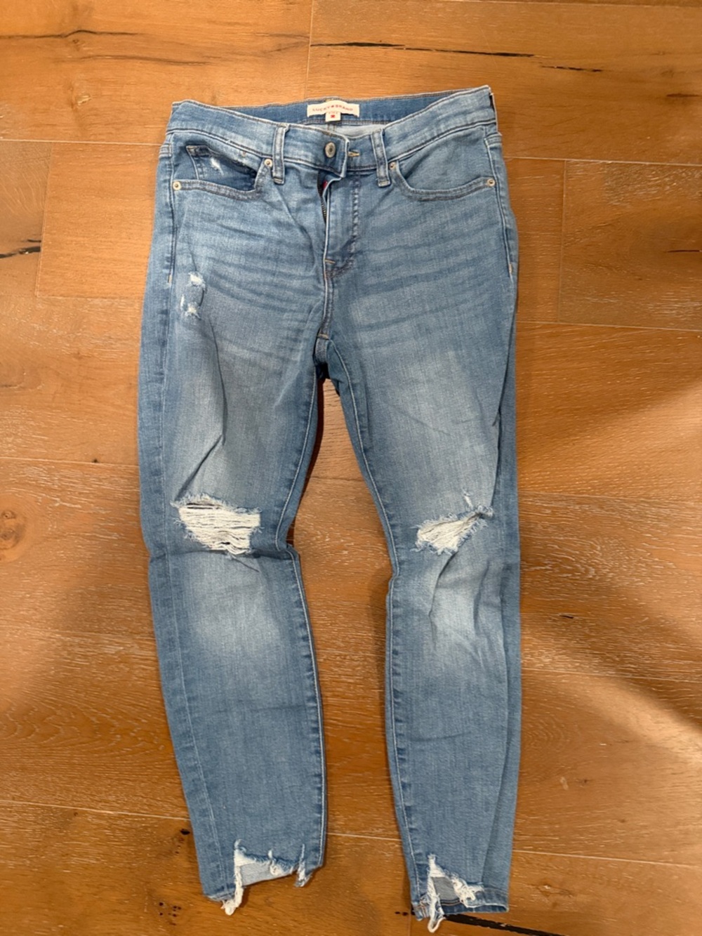 Lucky Brand Light Blue Distressed Skinny Jeans